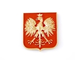 Godło Polski złote - magnes