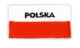 Naszywka haftowana Flaga polski