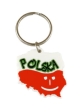 Brelok gumowy kontur polski - uśmiech