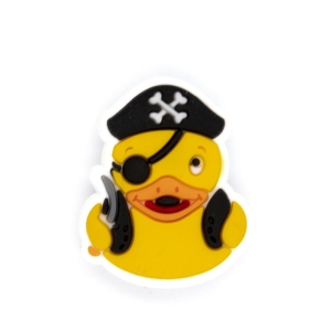 Kaczka pirat przypinka do kroksów