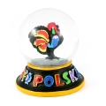 kula śnieżna Polska folk z kogutem
