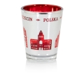 kieliszek Szczecin Polska czerwony lustrzany