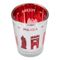 kieliszek pamiątkowy Polska Toruń z Bramą i pomnikiem