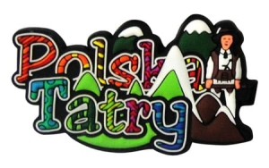 Magnes gumowy napis Polska Tatry