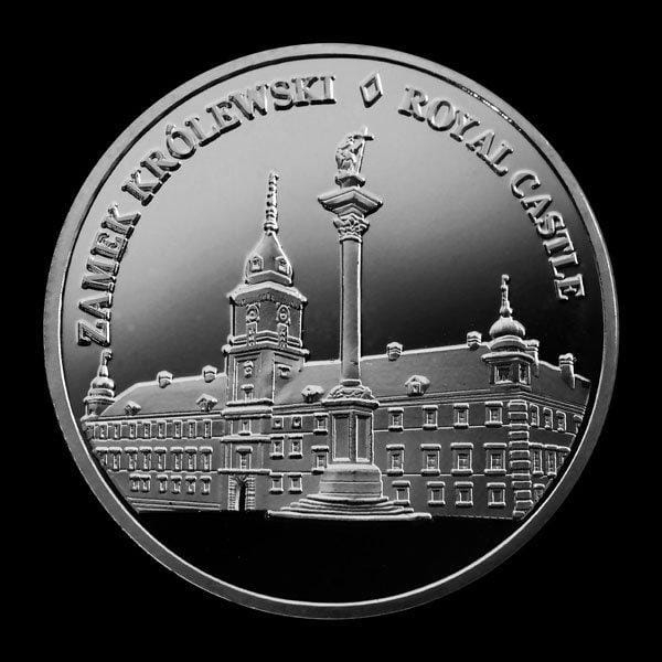 Moneta Zamek Królewski w Warszawie awers