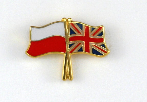 Przypinka Polska Wielka Brytania 277