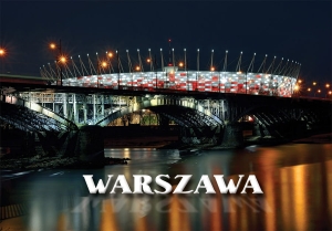 Pocztówka 3D Warszawa Stadion Narodowy