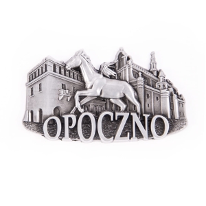 Magnes na lodówkę – panorama Opoczno, metalowy