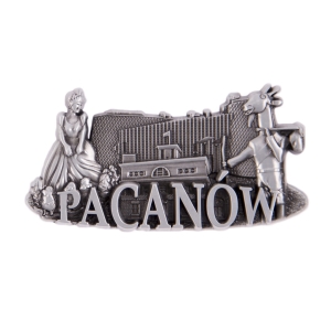 Magnes na lodówkę – panorama Pacanów, metalowy