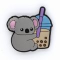 przypinka do kroksów koala bubble tea