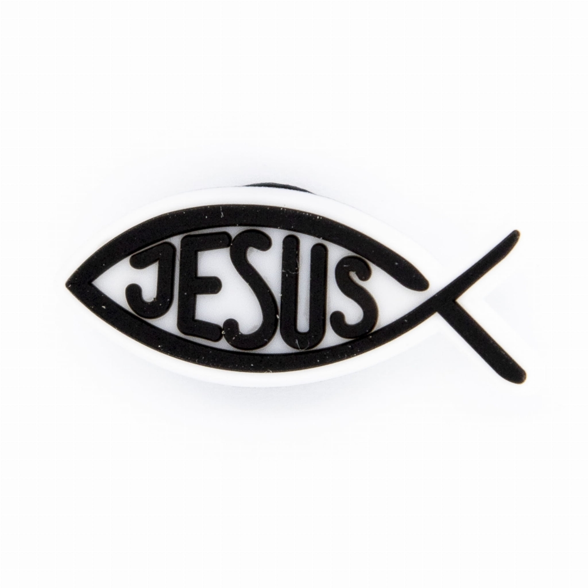 przypinka do kroksów ryba Jezus symbol chrześcijański