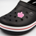 ozdoba korona na crocs czarne buty