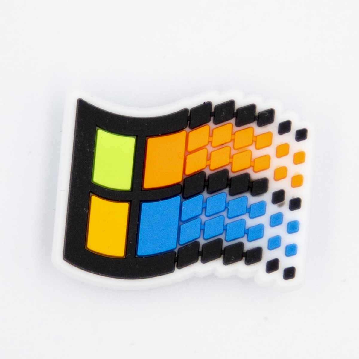 Znaczek Windows 95 ozdoba do crocs logo retro
