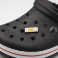 plasterek uśmiech jibbitz ozdoba zamontowana na crocs