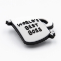 wpinka jibbitz kubek World's Best Boss biały