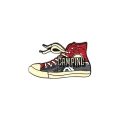 metalowa przypinka trampek buty sportowe pin