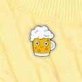 przypinka piwo kufel pin enamel żółty