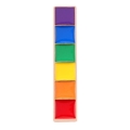 Metalowa przypinka LGBT tęczowa flaga Pride pionowa