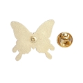 metalowa przypinka motyl zapięcie pin tył