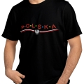 koszulka patriotyczna Polska z godłem na mężczyźnie