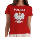 koszulka damska Polska biały orzeł godło prezentacja