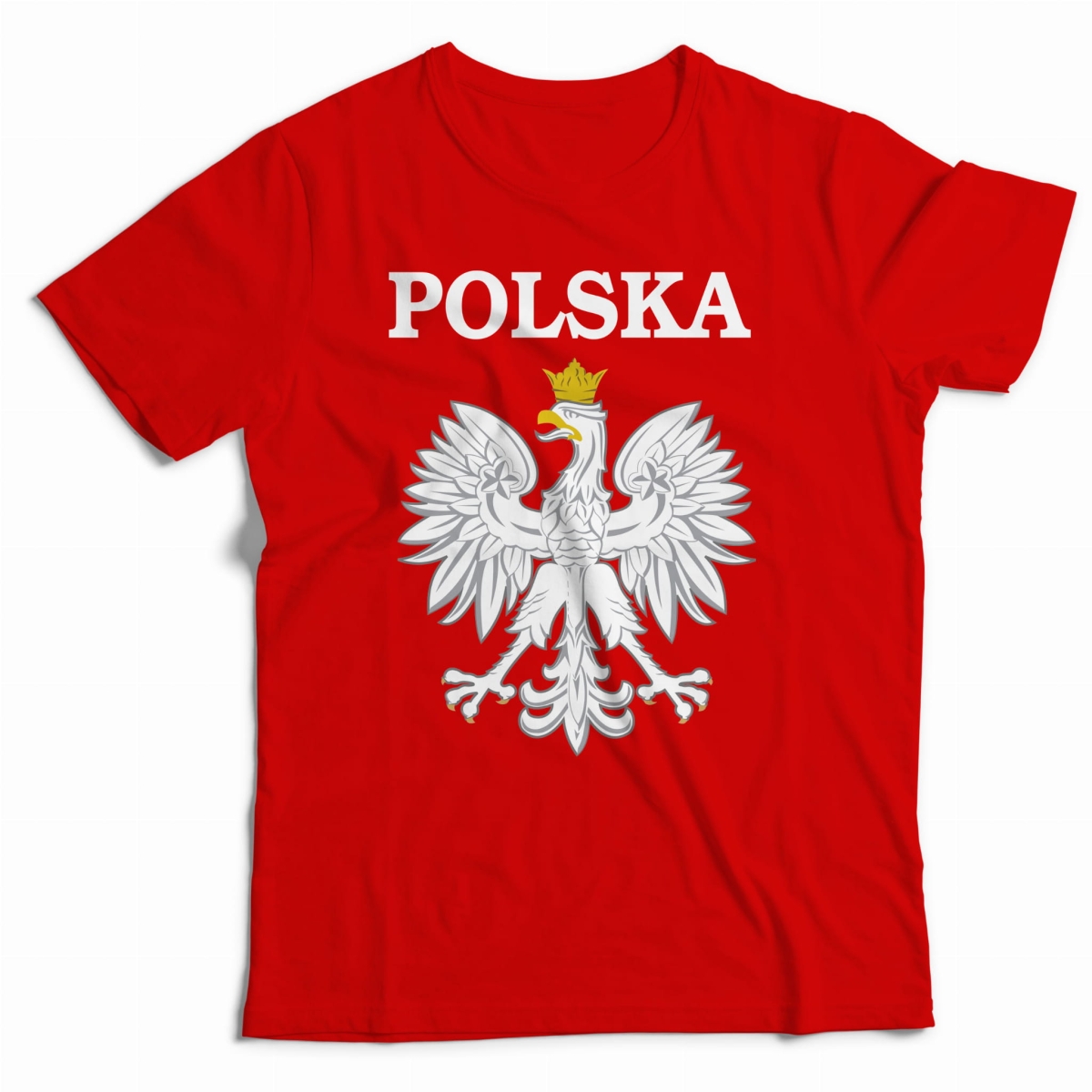 Koszulka Polska Godło czerwona z orłem białym