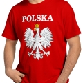 Koszulka Polska Godło orzeł biały męska