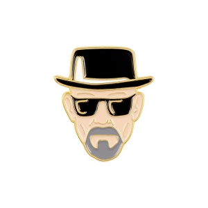 Metalowa przypinka breaking bad Heisenberg