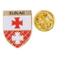 Przypinka herb Elbląg z zapięciem na pin