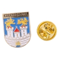przypinka herb Częstochowa z zapięciem pin