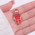 przypinka lego kosmonauta rozmiar dłoń miniatura