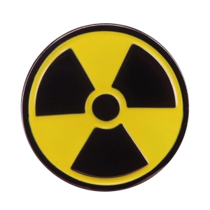 Przypinka radioaktywny Symbol