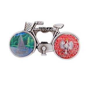 Magnes otwieracz rowerek Mazury