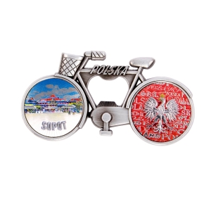 Magnes otwieracz rowerek Sopot