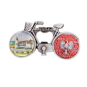 Bicycle fridge magnet with bottle opener – Świeradów-Zdrój