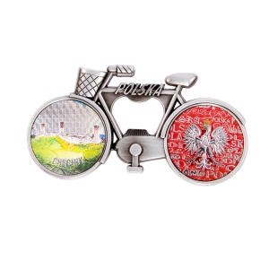 Chęciny Bicycle Fridge Magnet with Bottle Opener