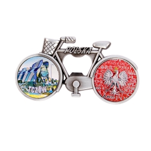Bicycle bottle opener fridge magnet – Tczew locomotive