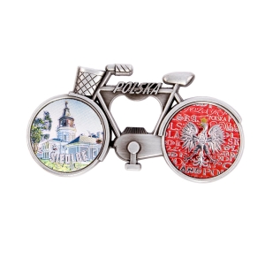 Bicycle fridge magnet with bottle opener – Siedlce
