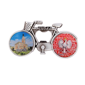 Fridge magnet bottle opener – bicycle – Leszno