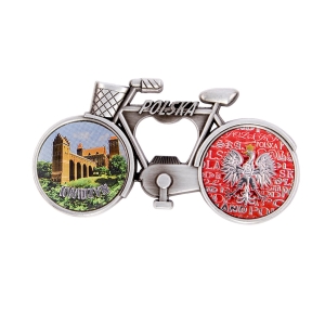 Bicycle fridge magnet with bottle opener – Kwidzyn