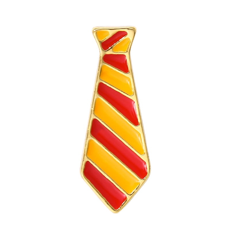 metalowa przypinka krawat gryffindor harry potter czerwono-złota