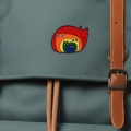 przypinka kot tęczowe koty emaliowana broszka na plecak torbę