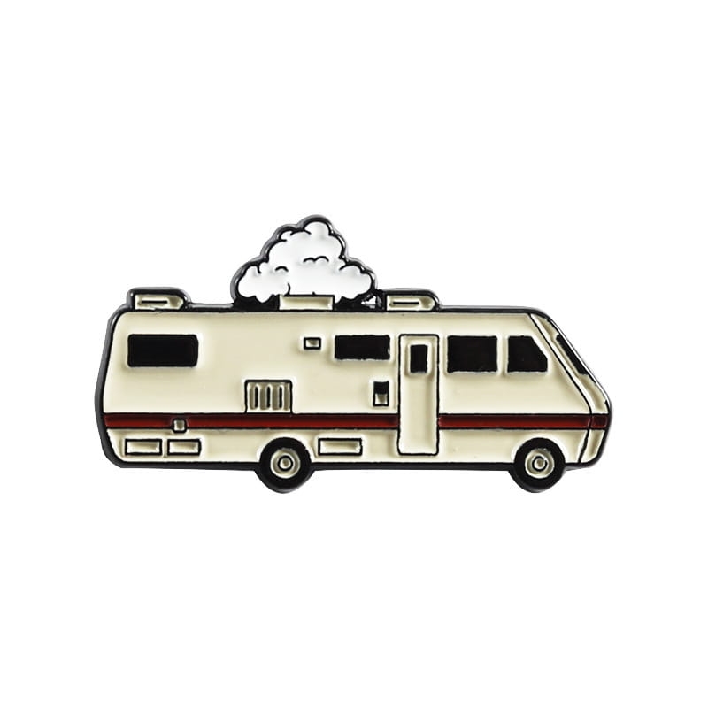 metalowa przypinka camper breaking bad kamper