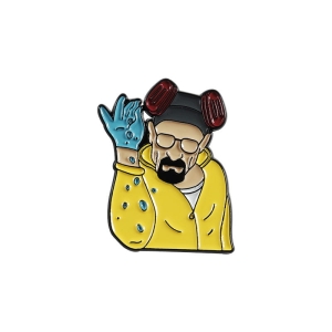 Metalowa przypinka Walter White