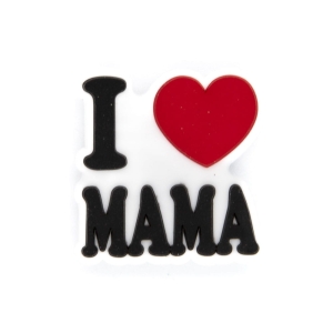 I love Mama przypinka do kroksów