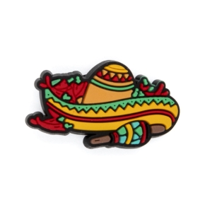 Meksyk sombrero przypinka do kroksów
