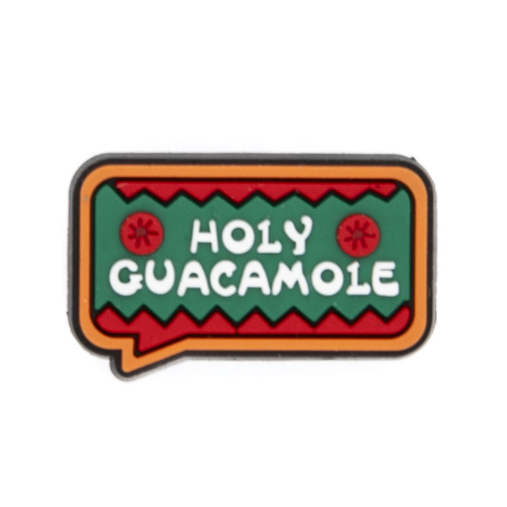 przypinka Holy Guacamole do kroksów meksykański wzór
