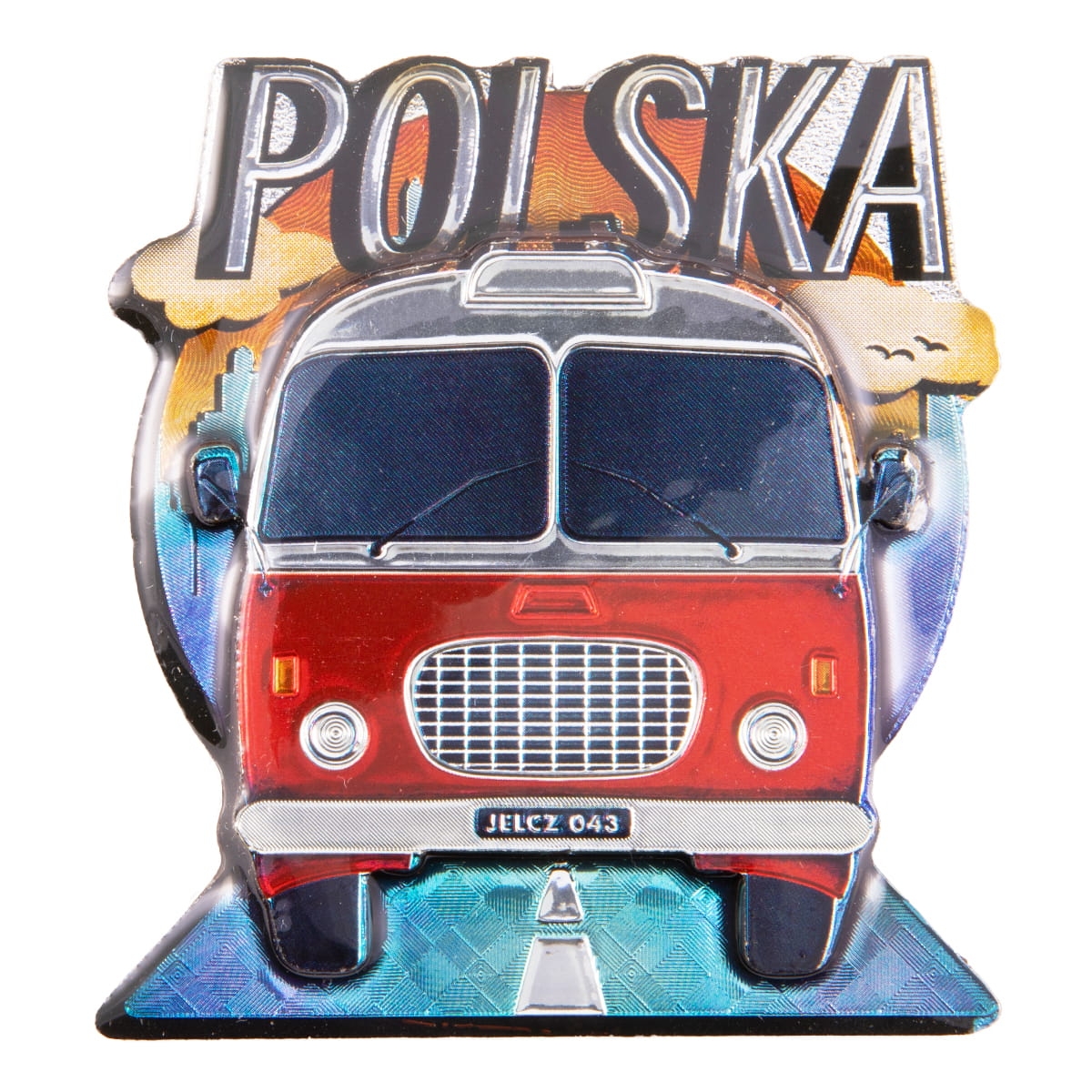 magnes na lodówkę Jelcz 043 Polska widok z przodu