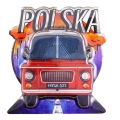 magnes na lodówkę Nysa 522 Polska pamiątka