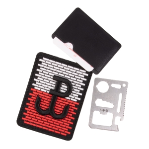 Naszywka / rzep militarna z kartą przetrwania